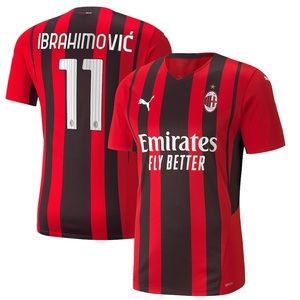 Puma AC Milan Ibrahimovic Home Jersey